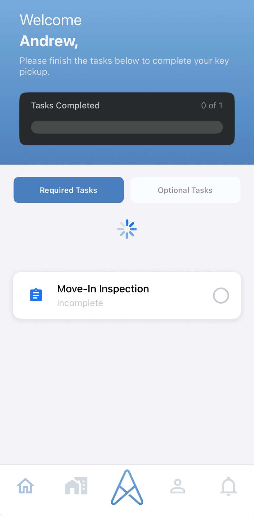Resident move-in checklist